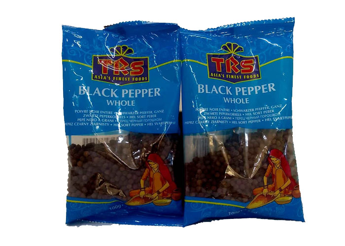 100g TRS Black Pepper Whole