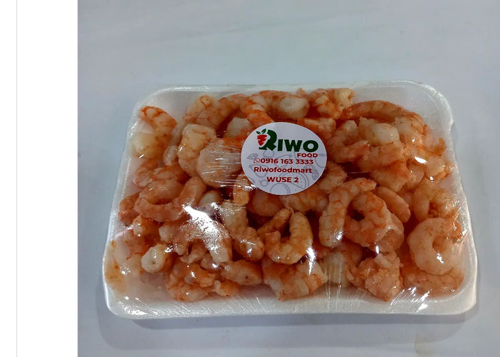 cooked shrimps