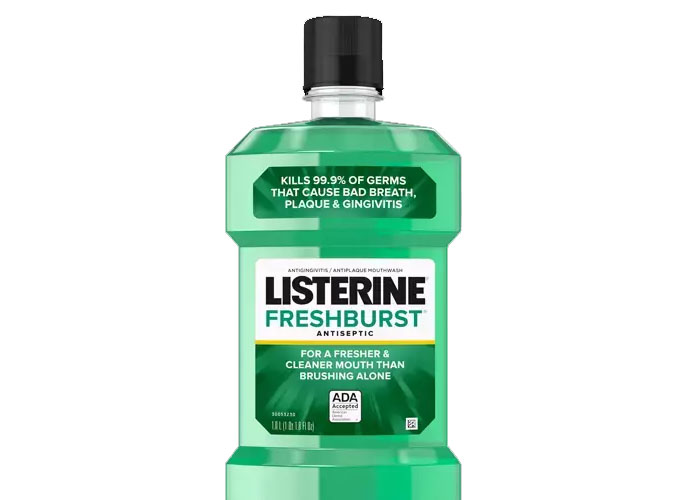 250ml 5x Listerine Fresh Burst Cool Mint