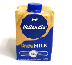 190g hollandia full cream evaporated milk