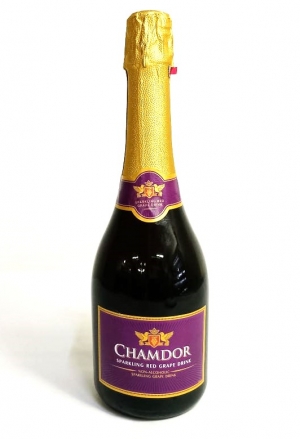 750ml chamdor sparkling red grape drink