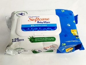 softcare baby wipes 125pcs