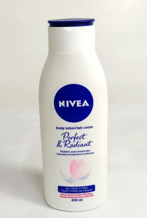 400ml nivea perfect & radiant body lotion