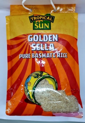 5kg tropical sun golden sella  basmati rice