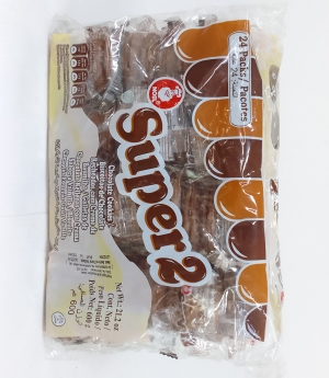 600g super 2 chocolate biscuit