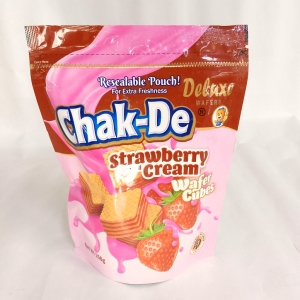 150g Chak -de strawberry cream wafer cubes