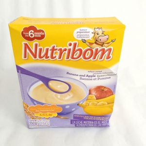 350g nutribom banana and  apple 