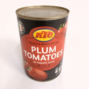 400g ktc plum peeled tomatoes 